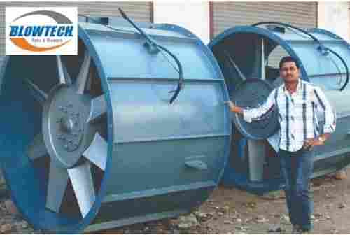 960 To 2800 Rpm Cast Iron Duct Mounted Dc Industrial Axial Flow Fans