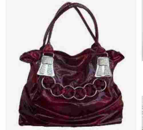 Attractive Design Party Wear Single Handle Red Color Ladies Hand Bag