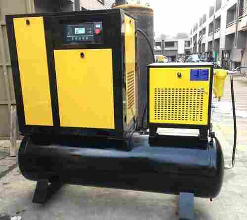 Color Coated AC Three Phase Tank Mounted 10 HP Screw Air Compressor (ECI-10D)