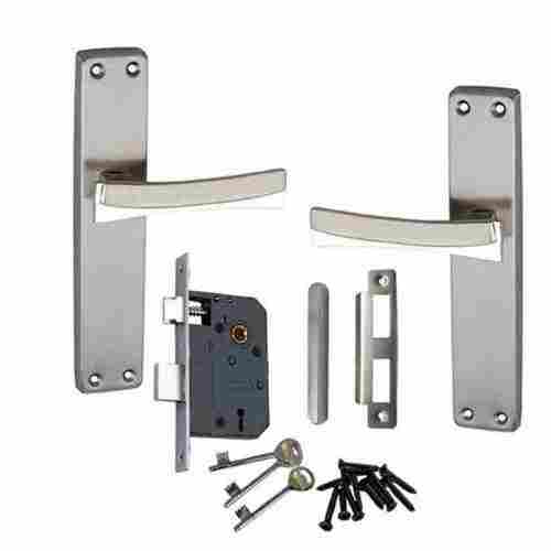 Brass Antique Finish 7 Inches Mortise Door Handle Set with Lock Body 