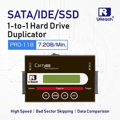 1:1 Mini SATA HDD Digital Display Duplicator-PRO118 With Clear LED Indicators