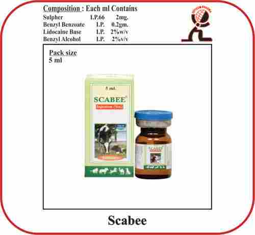 Scabee (Sulphur 2mg) Injection for Veterinary