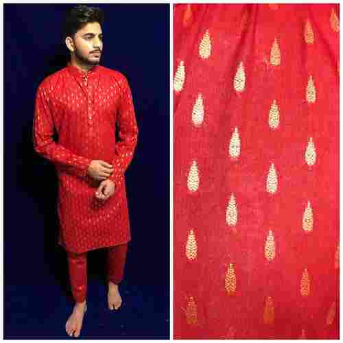 Traditional Wear Pure Cotton Printed Multi Color Kurta Pajama For Mens