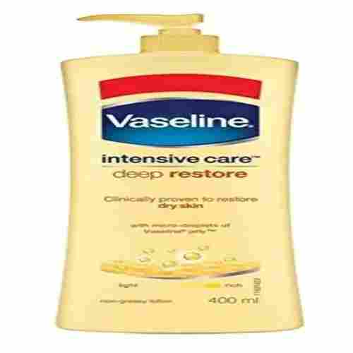 Vaseline Intensive Care Deep Moisture Nourishing Body Lotion 400 Ml, Daily Moisturizer For Dry Skin