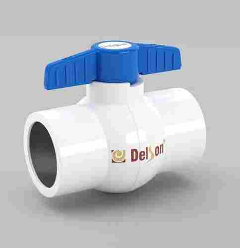 Delson Solid Ball Valve  White (20mm)