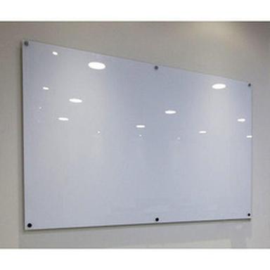 White Non Magnetic Glass Writing Boards For School, College And Office With 4-6Mm Thickness Of Core Application: School