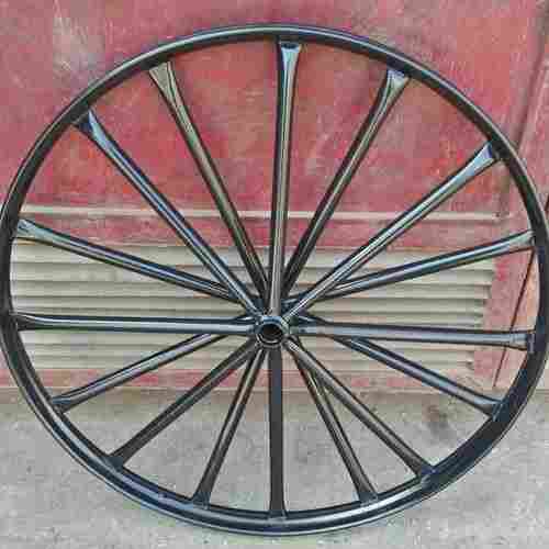 16 Rod Color Coated Mild Steel 3.5 Kg. Round Shape Front Rickshaw Wheel Rim 