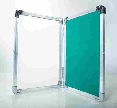 Door Covered Notice Board For School, College And Offices With Aluminium Frame