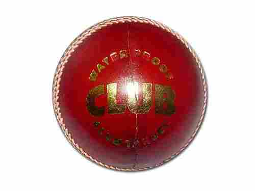 Red Leather Cricket Ball (6 Pieces of Set) With 156-162 gms Weight And Round Shape