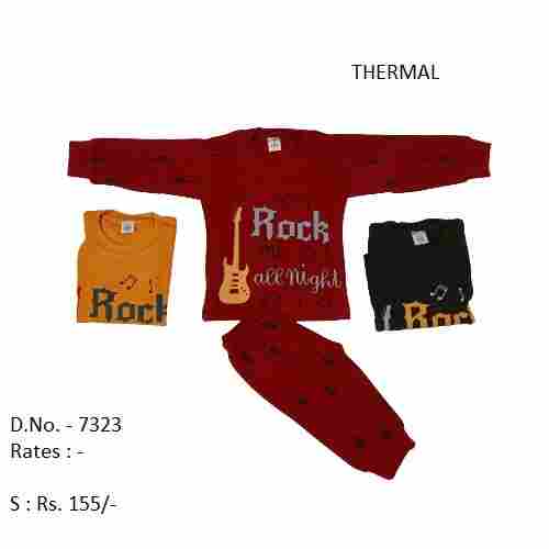 Thermal Multi Color Full Sleeves Kids Wear For Winter