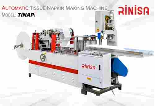 4.5 KW Disposable 75 MM Core Diameter Paper Tissue Napkin Making Machine