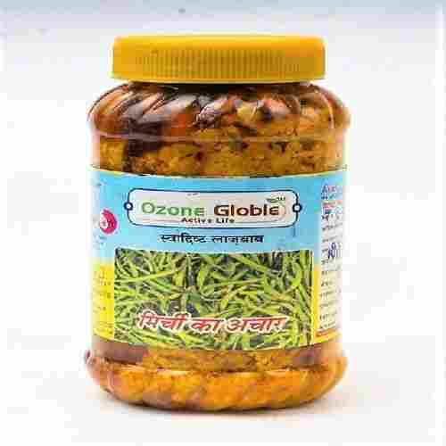 No Artificial Preservatives Gluten Free Spicy Natural Taste Green Chilli Pickle