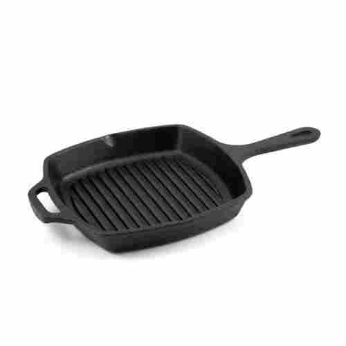 10 To 12 Inches Cast Iron Grill Pan For Cooking Use
