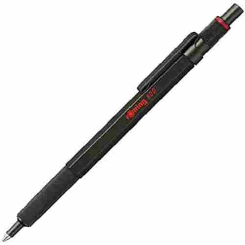 Retractable Rotring Ball Pen With Hexagonal Metal Body