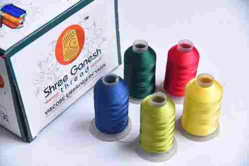 Multi-Color Dyed Viscose Silk Embroidery Thread For Garment Industry