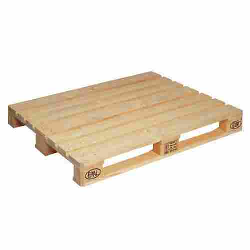 Rectangular Shape Hard Wood Made Light Brown Industrial Pine Wooden Box Pallet