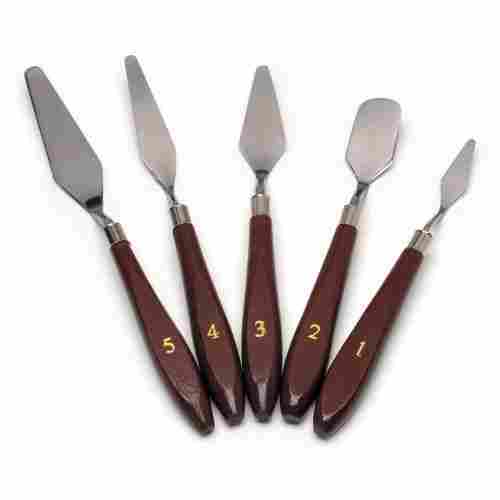 Wooden Handle Metal Blades Painting Knife Set