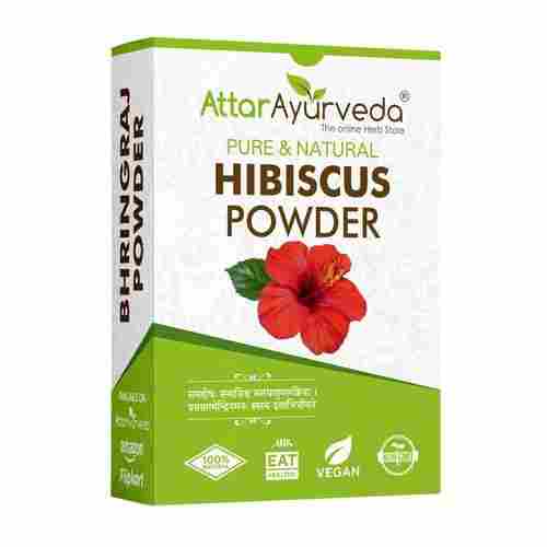 100% Natural Hibiscus (Rose Mallow) Flower Dried Powder For Hair And Skin Care