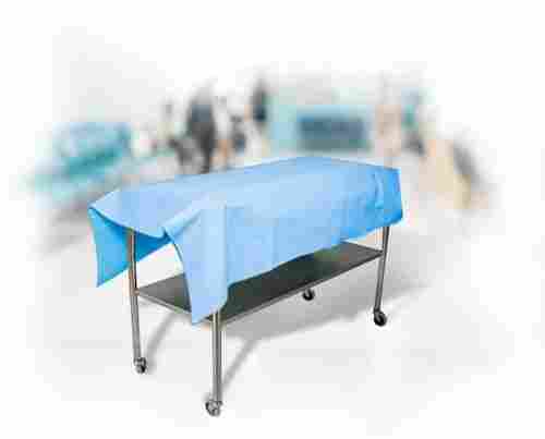 Blue Color And Plain Design Pro Fab Trolley Cover For Hospital Supply (PPSB)