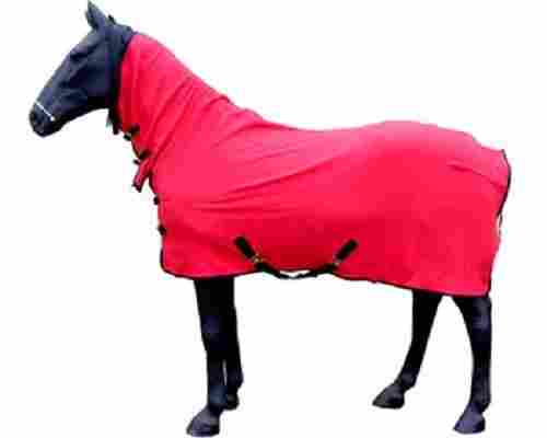 Plain Design 2 Belly Polyester Fleece Horse Rug With Polyester Filling For Summer Weather