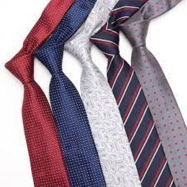 Satin & Polyester Designer Plain Printed Striped Paisley Tie