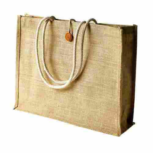 Light Weight And Plain Design Handle Jute Bag With 5 To 50 Kg Weight Bearing Capacity