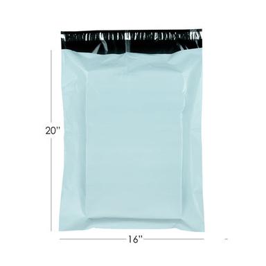 White Plastic Courier Bag 16X20 Without Pod 60 Micron