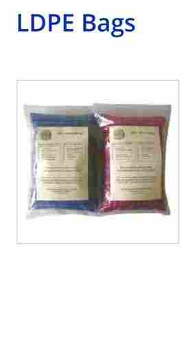 Eco Friendly Light Weight and Glossy Finish Rectangular Shape LDPE Bags For Packaging