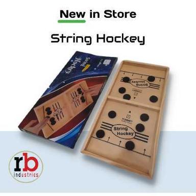 Indoor String Hockey Fun Game For 2 Players To Whole Family, Size 12X24 Inch Designed For: All