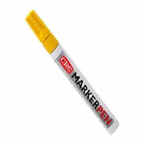 Yellow Color Permanent Marker Pen For Writing