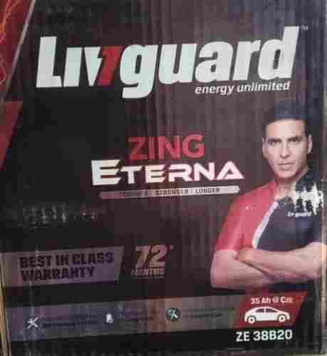 Livguard Zing Eterno Car Battery 12V With 72 Months Warranty For Industrial Use