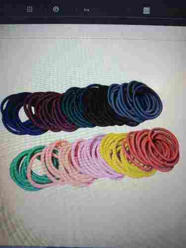 Stretchable Type Machine Made Plain Hair Rubber Bands Available in Many Colors