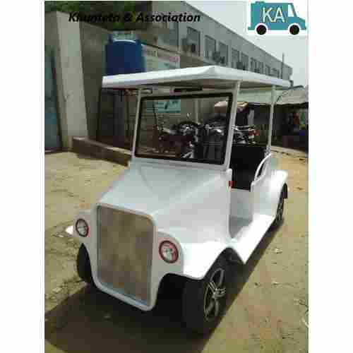 Battery Operated Slip Resistance Four Wheel Type Two Seater Golf Cart