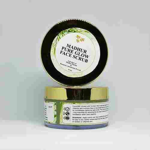 100% Herbal Antibacterial Face Scrub With Shea Butter, Kumkumadi And Haridra Extract