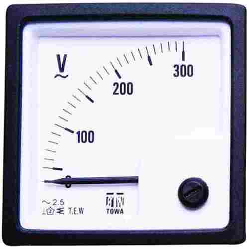 Durable Single Phase DC Analog Voltmeter