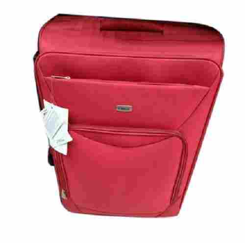 Portable Red Trolley Zipper Bag For Traveling, Weight 5-7 Kg, Capacity 60-70 L