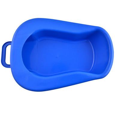 Deluxe Blue Plastic Bed Pan
