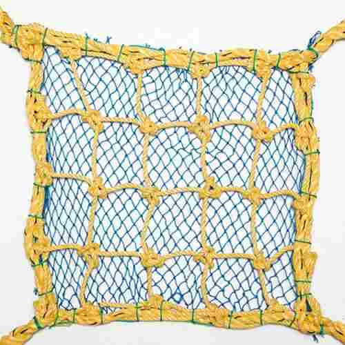 6 MM x 4 Inch Hand Knotted Plastic Two Layer Construction Safety Nets With PP Rope