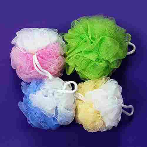 Multicolor Soft LLDPE Skin-Friendly Body Loofah (Bath Sponge) For Home And Hotel