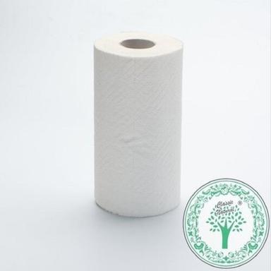 Length 90M Size 20Cm Soft Comfortable Round Plain White Paper Kitchen Towel Roll Application: Office & Hotel