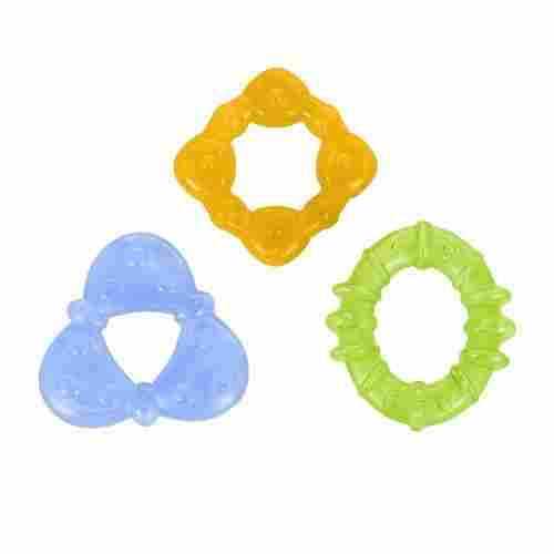 Multi Colors And Multi Shape Plastic Teethers For Baby Feeding