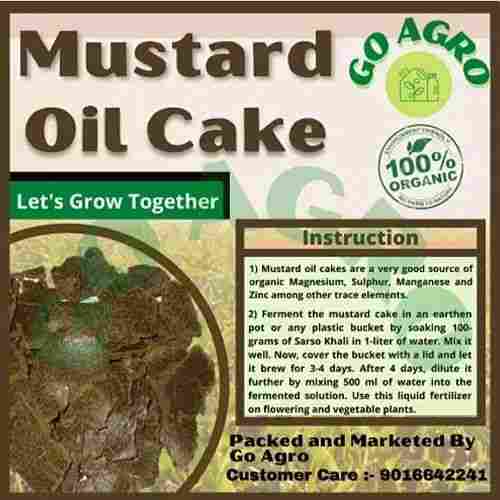 No Artificial Flavour No Preservatives High In Protein Go Agro Mustard Oil Cake
