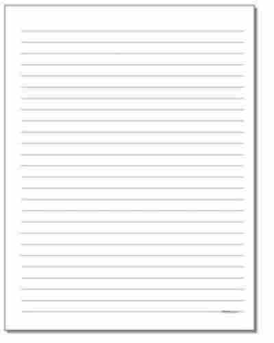 White Plain Rectangle 100 Percent Brightness Writing Paper for Writing Use