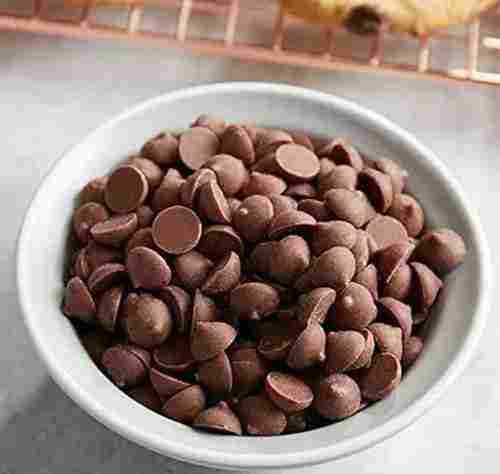 Rich Aroma Chocolate Flavour Light Brown Round Shape Chocolate Chips