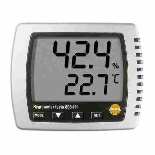 Digital Thermo Hygrometer With LCD Display And Temperature Range -50 To 70 Degree Celsius