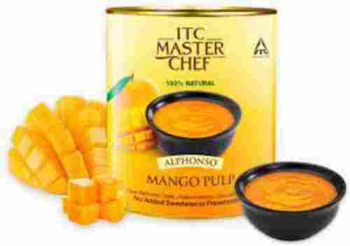 Food Grade 100% Pure Fruit Flavour Alphonso Mango Pulp In Natural Color
