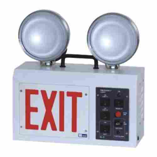 180 Degree Rotatable 7 AH Battery Operated Glare-Free Double Head LED Exit Light And Signage