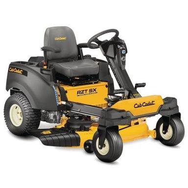 Black And Yellow 21.5 Hp Gas Engine Dual Hydro Zero Turn Lawn Mower With Steering Wheel Control