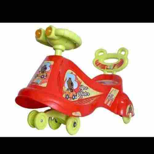 Appealing Look Scratch Resistant Kids Red Plastic Boo Rider Magic Swing Car