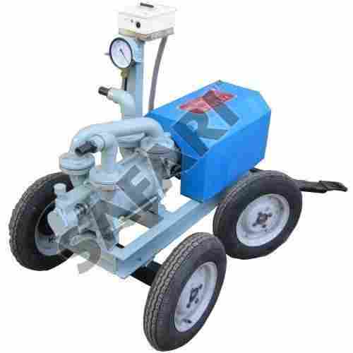 Four Wheel 5 HP Three Phase Motor Type Trimix Dewatering Vacuum Pump